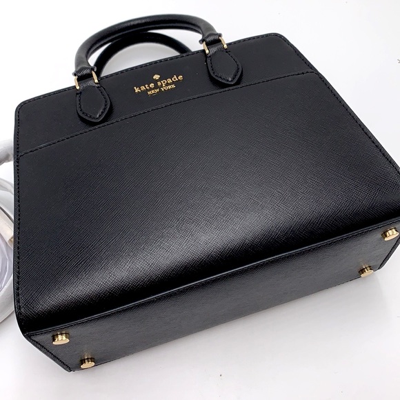 KATE SPADE Madison Saffiano Leather
(NWT
Small Satchel BLACK COLOR - Picture 6 of 13